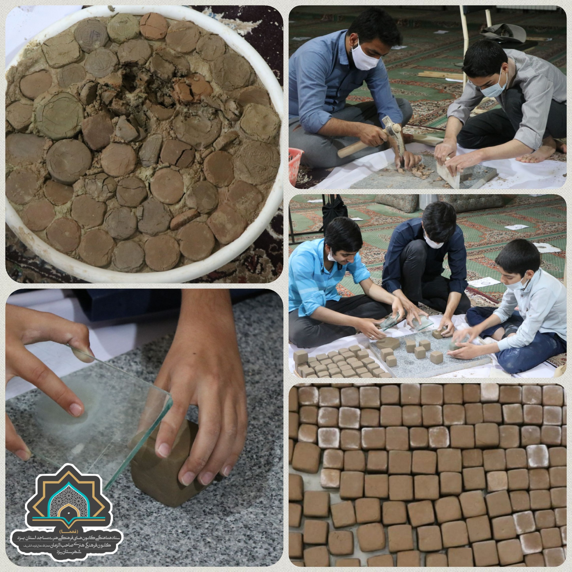 ترمیم مهر های جرم گرفته و بازسازی مجدد مهر های نماز