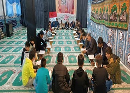 حضور خود جوش و بی نظیر جوانان در فعالیت های مسجد