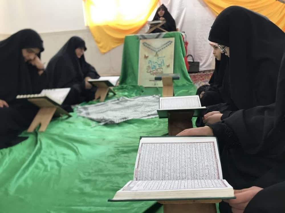 رقابت بچه هاي مسجد شهرستان مانه در ميهماني آيه ها