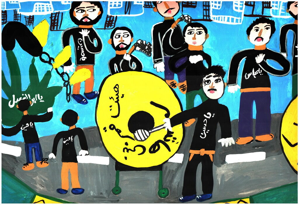 برگزاری مسابقه نقاشی «عاشورا، شهیدان کربلا، عزاداری در ایام محرم» در فضای مجازی به همت کانون «منتظران ظهور» کازرون