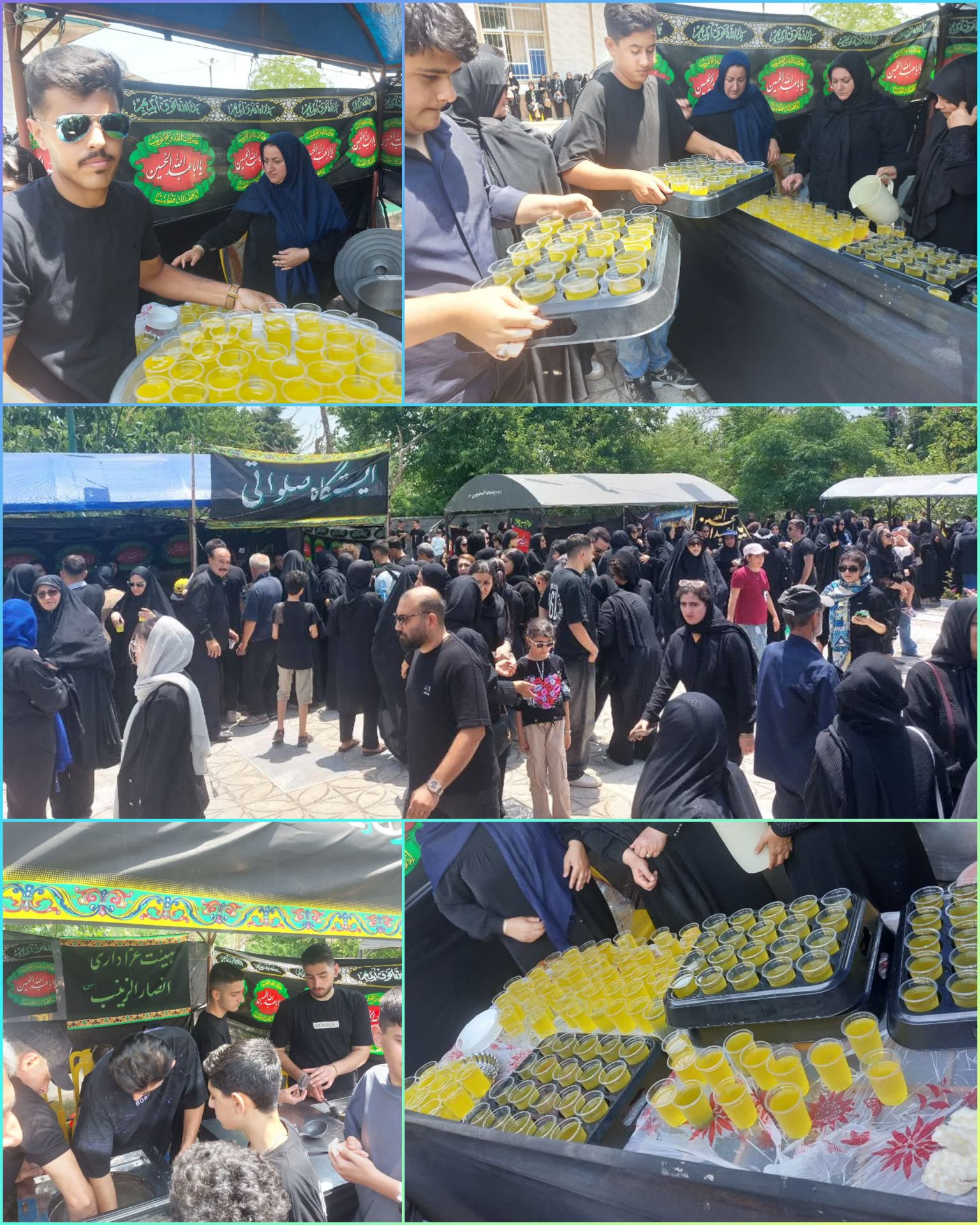 برپایی ایستگاه صلواتی