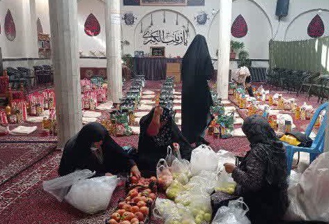 گوشه ای از کمک‌های مومنانه در مساجد زنجان