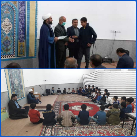 برگزاری کلاس های حفظ قرآن و احکام در مسجد امام حسین (ع) روستای گچ بلند