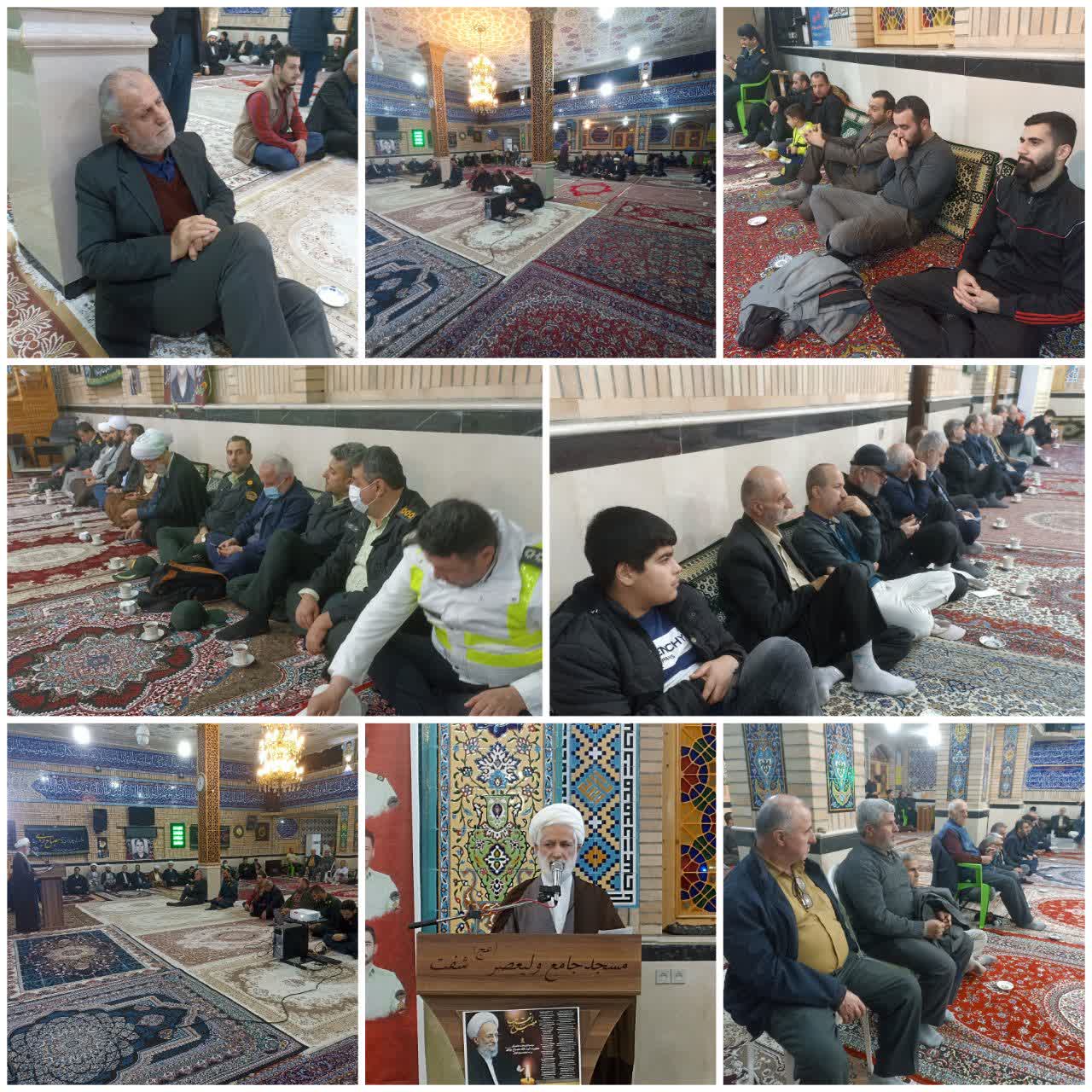 مراسم گرامیداشت شهید سلیمانی و علامه مصباح یزدی و شهدای نیروی انتظامی