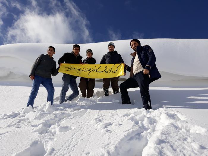 کوهنوردی وپیاده روی زمستانی بمناسبت ایام الله دهه فجر