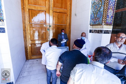 واکسینه کردن کارکنان مسجد کوفه علیه آنفولانزا