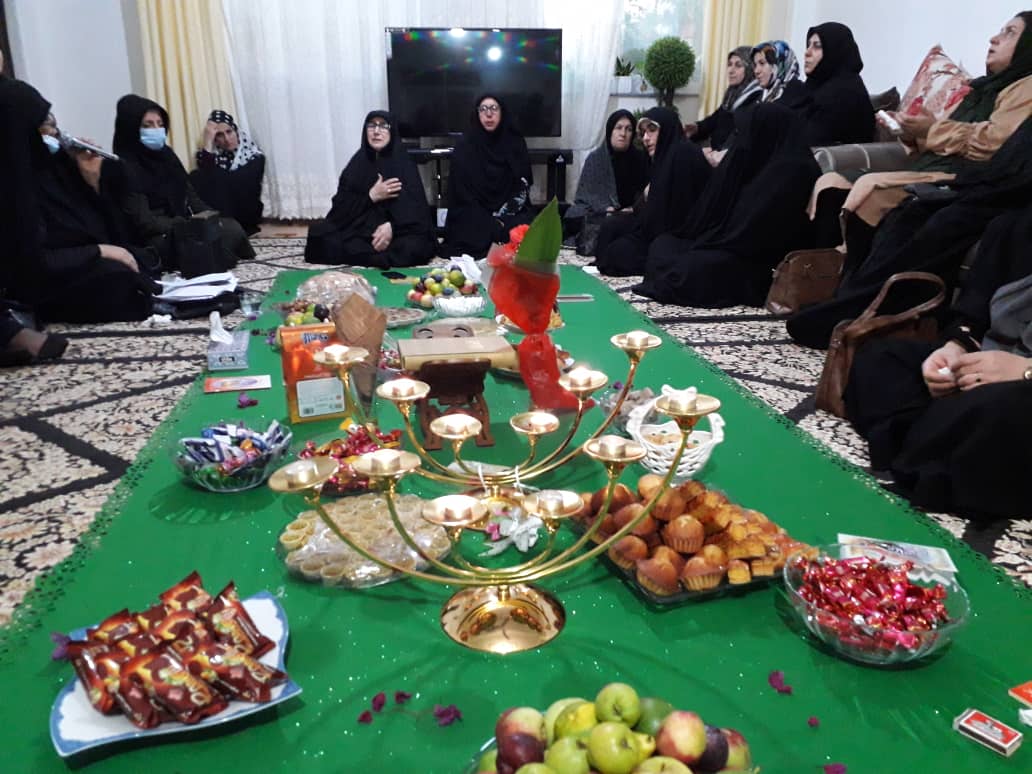 مراسم زیارت عاشورا و دهه آخر صفر به همت کانون بینات آلکام ولتوم رضوانشهر