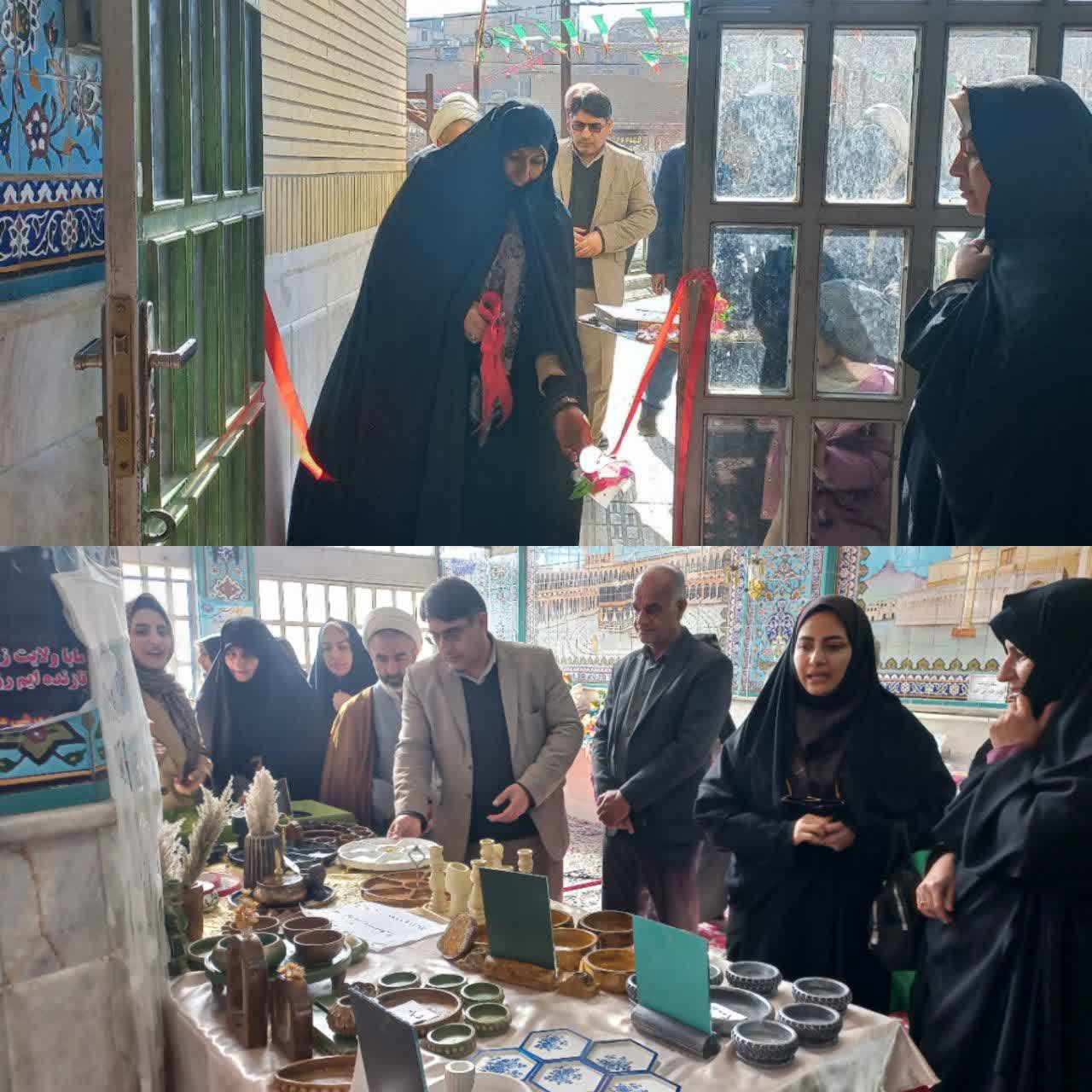 برگزاری نمایشگاه دستاوردهای بانوان هنرمند