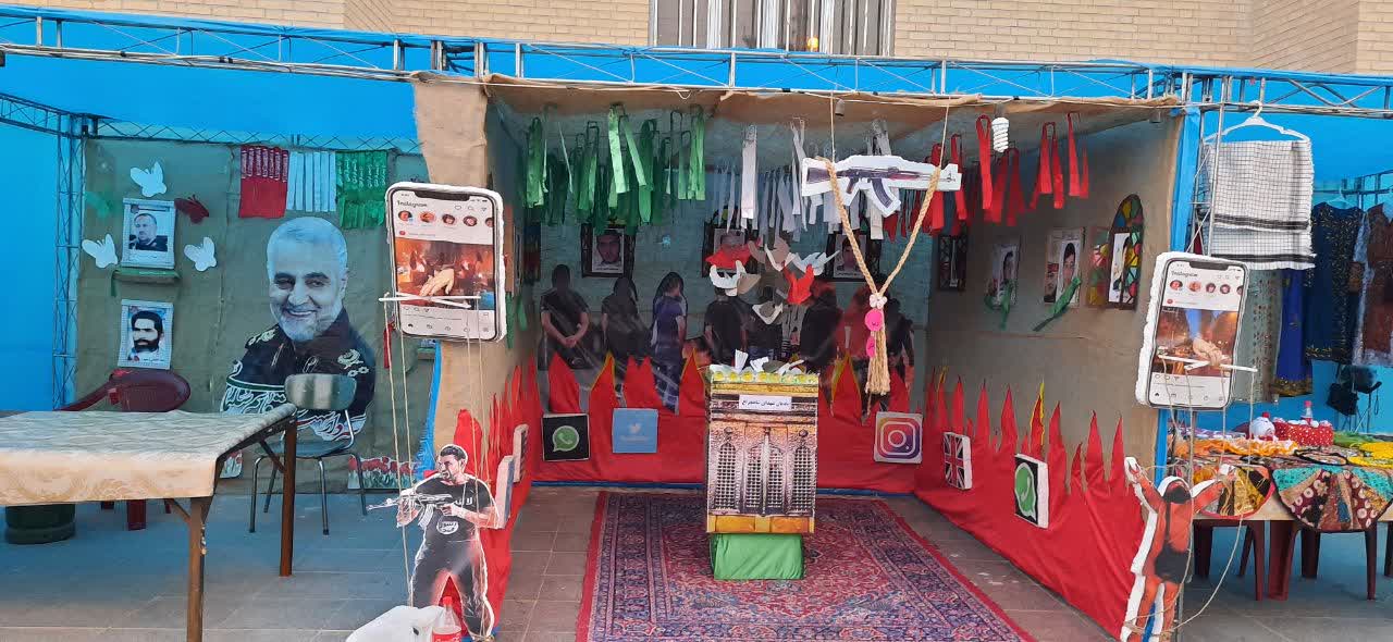 برپایی نمایشگاه تازه ترین فعالیت بچه مسجدی های کانون فاطمیه