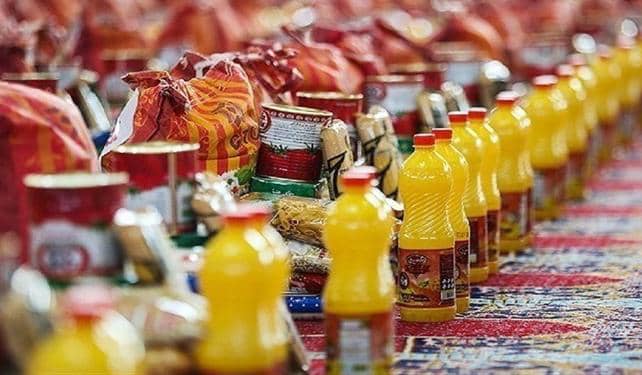 توزیع ۵ بسته مواد غذایی میان خانواده های کم بضاعت به همت بچه مسجدی های کانون ‌«امام رضا (ع)» گراش
