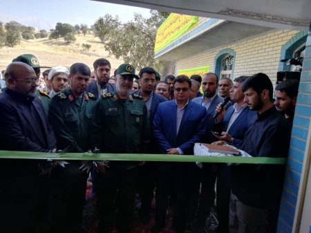 افتتاح مسجد روستای سرتنگ پاتاوه با حضور سرلشکر سلامی
