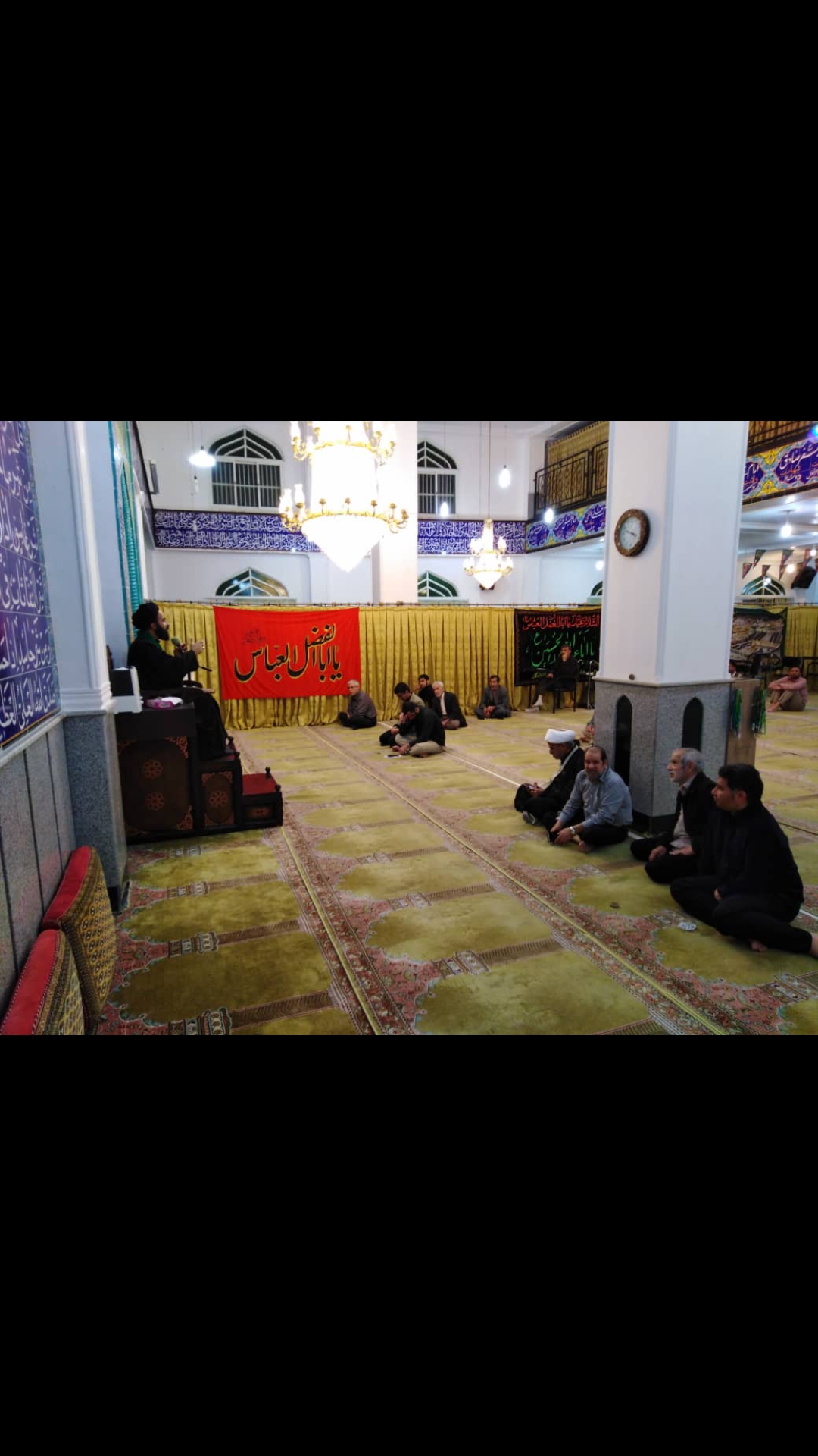 برگزاری جلسه ی استغاثه با امام زمان با حضور حجت الاسلام موسوی از قم در مسجد مهدی موعود(عج) بندرعباسم