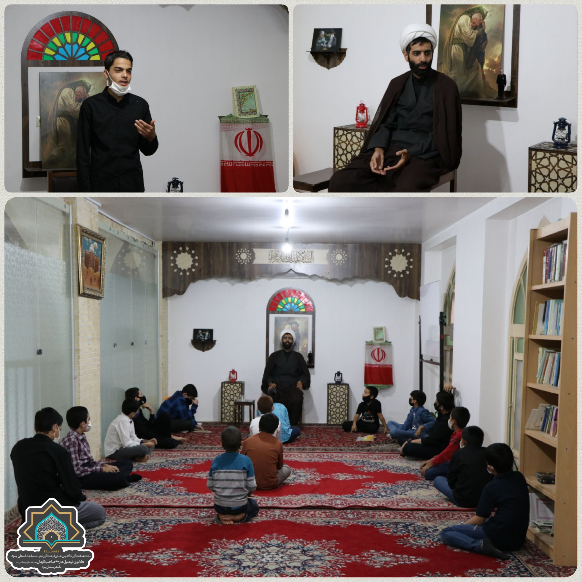 برگزاری محفل جوانه های کانون فرهنگی هنری حضرت صاحب الزمان (عج) رحمت آباد یزد
