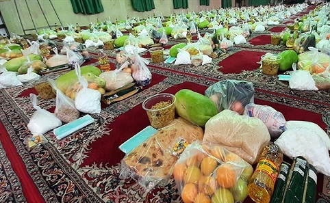 توزیع ۱۰ هزار بسته یلدایی میان محرومان به همت شبکه مساجد منطقه هرندی