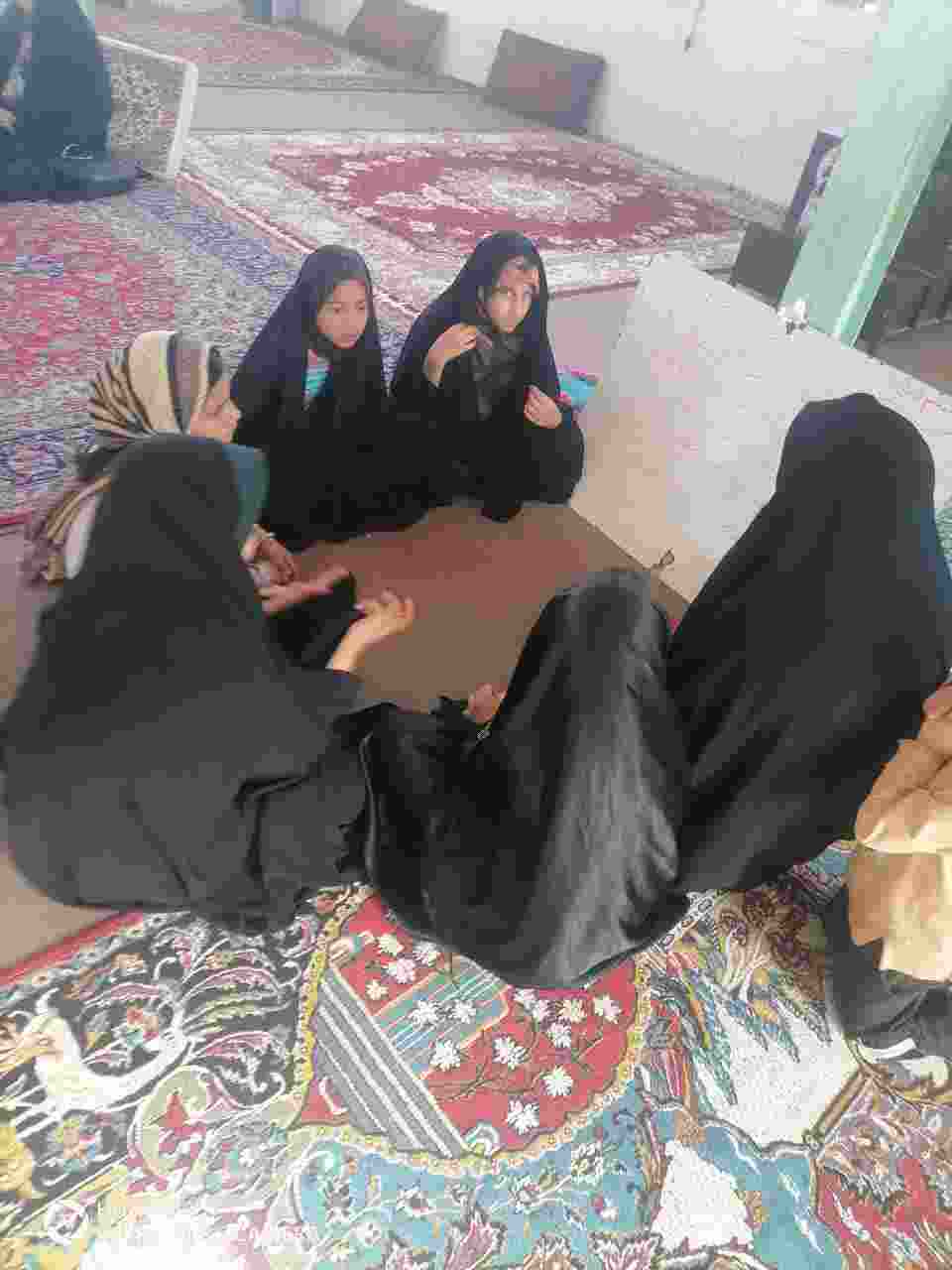 اردوی داخل مسجد با حضور بچه های مسجد