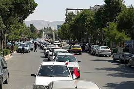 رژه خودرویی بانوان محجبه در شهر جیرفت برگزار می شود