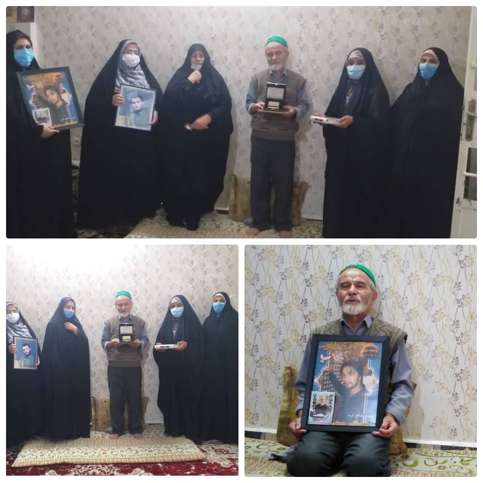 دیدار صمیمی با خانواده شهید مدافع حرم سید مرتضی حسینی