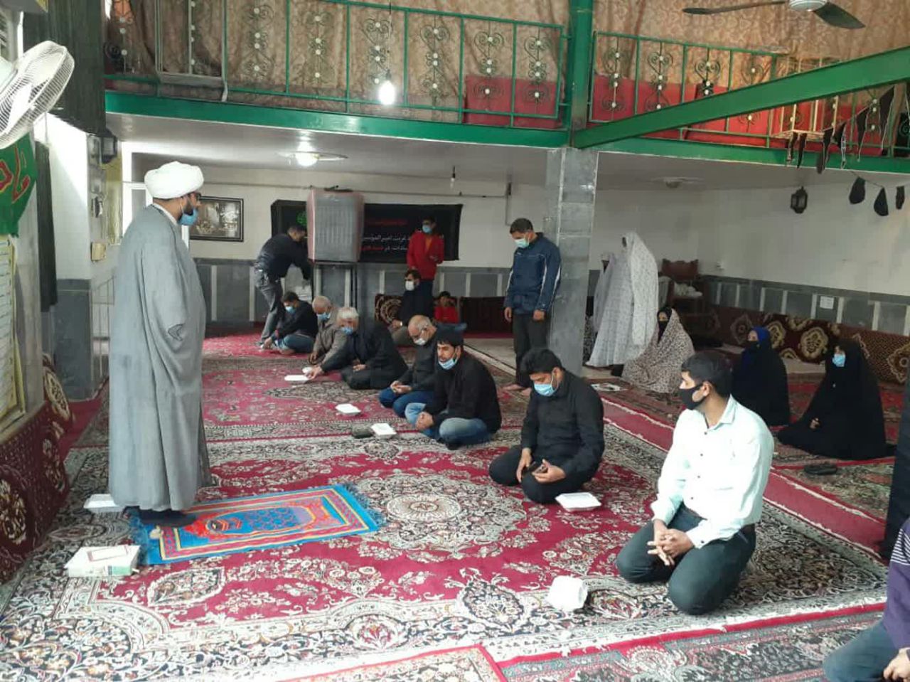 مراسم عزاداری اربعین حسینی در کانون امام علی(ع) نکا برگزار شد