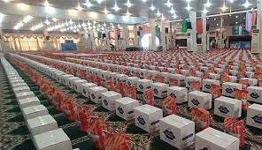 توزیع ۵۵۰ بسته معیشتی به همت بچه های مسجد الرسول(ص) در محرم حسینی