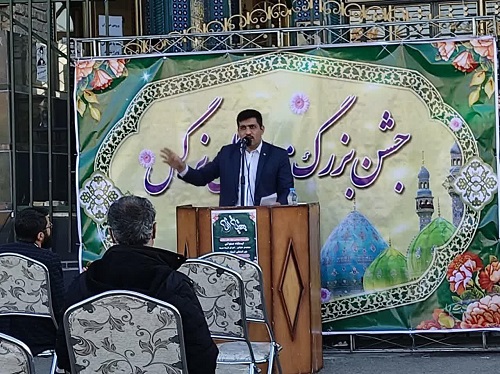 برگزاری جشن میلاد گل نرگس در مسجد امام حسین (ع) کوی فرهنگ زنجان+تصاویر