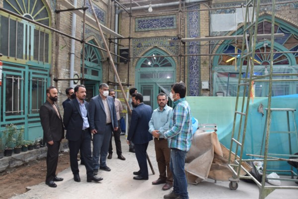 روند بازسازی مسجد تاریخی افضلیه