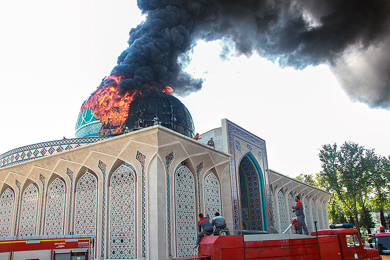 خسارات آتش‌سوزی در مسجد مالک اشتر ناچیز است و به بازسازی نیاز ندارد