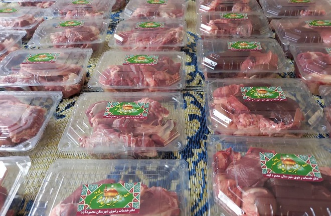 ۱۲۰۰ بسته گوشت بین نیازمندان خراسان جنوبی توزیع می شود