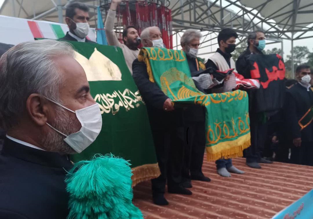 برگزاری مراسم سالگرد شهدا توسط خادمیاران منطقه ۱۴ تهران
