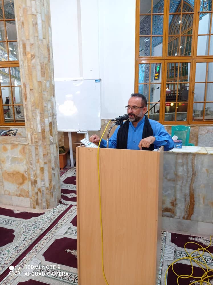 برگزاری مراسم نوحه سرایی به مناسبت شهادت امام جعفر صادق ( ع ) در صحن مسجد هاشمی رشت