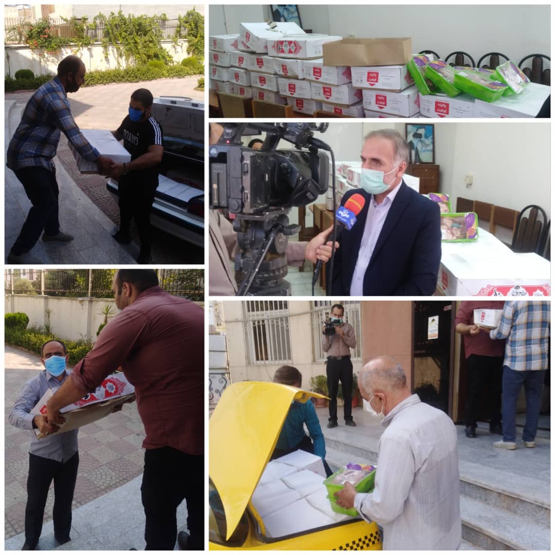 توزیع ۳۰۵ بسته گوشت قرمز در بین نیازمندان بهشهری به همت بچه های مسجد